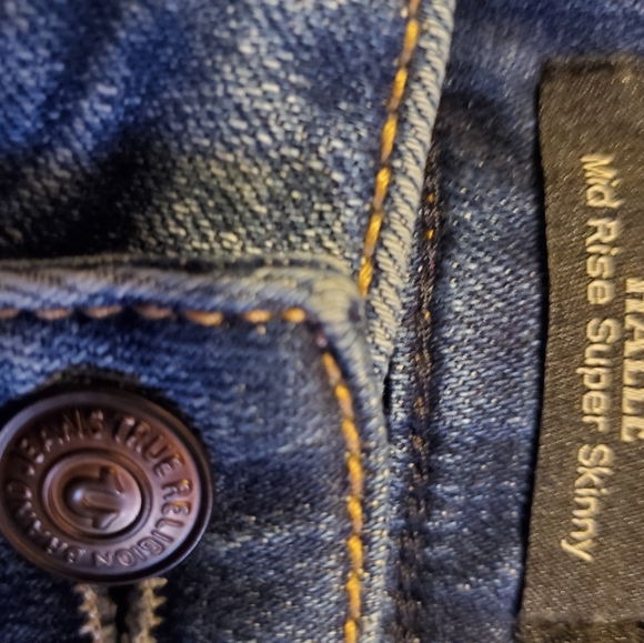 True Religion Halle Mid Rise jeans - Picture 5 of 7